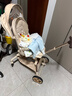 丸丫T6-2遛娃神器高景觀(guān)嬰兒推車(chē)可坐可躺輕便折疊換向香檳金PRO 曬單實(shí)拍圖