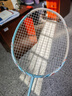 威克多（VICTOR）勝利羽毛球拍TK-RYUGAII黑龍牙之刃二PRO全碳素進(jìn)攻速度突擊單拍 【繆斯粉龍牙】碧藍色5UG6 空拍 曬單實(shí)拍圖
