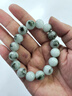 善緣澤天然緬甸a貨翡翠手串飄花陽(yáng)綠手鏈圓珠玉手飾手串手鏈附證書(shū)禮盒 手串直徑13mm 曬單實(shí)拍圖