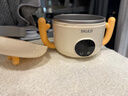 SKULD時(shí)蔻兒童餐具智能K5輔食碗保溫碗免注水恒溫碗316L不銹鋼寶寶碗 曬單實(shí)拍圖