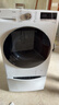 LG雙擎系列 雙桶懶人滾筒全自動(dòng)帶烘干洗烘一體洗衣機11KG+2.5KG分區洗衣機波輪小型家用 FCW13DWW 曬單實(shí)拍圖
