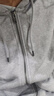 優(yōu)衣庫男裝女裝連帽拉鏈運動(dòng)開(kāi)衫長(cháng)袖外套休閑衛衣25新款479800 05 天灰色 S 曬單實(shí)拍圖