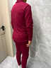 七匹狼男士中領(lǐng)秋衣秋褲套裝本命年純棉打底棉毛衫套裝酒紅色保暖內衣男 【升級純棉抗菌】酒紅色*中領(lǐng)1套 XL (175)推薦 130-150斤 曬單實(shí)拍圖