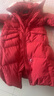 太平鳥(niǎo)【商場(chǎng)同款】冬季新款毛領(lǐng)長(cháng)款羽絨服A1ACD4451 紅色 L 曬單實(shí)拍圖