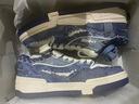 李寧001BTC丹寧風(fēng)休閑板鞋男2025秋冬季新品潮流牛仔布耐磨低幫運動(dòng)鞋 藏青藍/米白色-1 41 (255mm) 曬單實(shí)拍圖