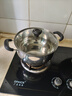 愛(ài)仕達（ASD）湯鍋 304不銹鋼蒸湯鍋 燉煮鍋加厚復底奶鍋 24CM燃氣電磁爐通用B1 曬單實(shí)拍圖