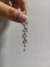 夢(mèng)可飾高級感臉流蘇耳夾無(wú)耳洞女顯臉小耳墜氣質(zhì)蚊香盤(pán)夸張新娘耳飾輕奢 925銀針(精致閃鉆)流蘇耳環(huán) 曬單實(shí)拍圖