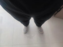 京東京造【進(jìn)口95白鵝絨】休閑褲男冬季加絨褲保暖衛褲束腳運動(dòng)褲 黑色L 曬單實(shí)拍圖