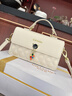 紀詩(shī)哲（GIEVSZHE）包包女包2026年新款輕奢侈女士單肩斜挎手提包情人節生日禮物 米白色【2026年新款】 曬單實(shí)拍圖
