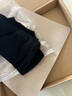 科蒙博卡2025秋冬新款精紡水溶綿羊毛針織衫女裝薄款純色打底羊毛衫 午夜黑 S 曬單實(shí)拍圖