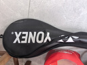 YONEX尤尼克斯羽毛球拍天斧進(jìn)攻高磅全碳素進(jìn)階AX10白亮黑已穿線(xiàn)附手膠 曬單實(shí)拍圖