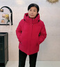 CANDYPRINCE 媽媽羽絨服 中老年羽絨服女紅色短款 媽媽裝50-60-70歲冬季外套 51款/紅色 2XL / 建議-(體重106-120斤) 曬單實(shí)拍圖