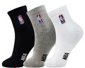 NBA襪子男士秋冬休閑運動(dòng)襪吸汗無(wú)骨精梳棉襪刺繡訓練跑步籃球襪3雙 曬單實(shí)拍圖