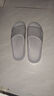 JOYTOUR旅行便攜拖鞋可家用待客酒店防滑拖鞋洗澡居家拖鞋灰色44-45 曬單實(shí)拍圖