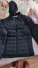 伯希和（Pelliot）輕薄排骨羽絨服男冬季800蓬鵝絨保暖外套女沖鋒衣內膽11340821黑L 曬單實(shí)拍圖