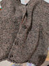 LILY2025冬新款羊毛混紡麻花休閑通勤無(wú)袖圓領(lǐng)馬甲背心針織開(kāi)衫女 710咖啡 M 曬單實(shí)拍圖