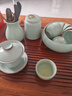 講茗堂汝窯功夫茶具整套手工汝瓷開(kāi)片送禮品物長(cháng)輩領(lǐng)導男士高檔實(shí)用男士 汝窯-次日達 16頭 曬單實(shí)拍圖