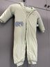 童泰（TONGTAI）嬰兒連體衣冬季純棉夾棉寶寶衣服新生兒連帽哈衣爬服綠色90cm 曬單實(shí)拍圖