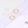 潮宏基 光圈黃金耳環(huán)女足金耳飾光面簡(jiǎn)約百搭養耳送女友生日禮物 計價(jià) 1.2g 曬單實(shí)拍圖