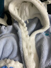 莫貝海（mobeihai）艾莎公主睡袍女秋冬季珊瑚絨加厚加絨睡衣睡裙可愛(ài)保暖浴袍可外穿 愛(ài)莎睡袍 S (建議（80-90斤） 曬單實(shí)拍圖