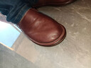 CAPLOST意大利手工鞋馬皮皮鞋男款牛皮底一腳蹬軟皮休閑鞋夏季漁夫鞋潮鞋 咖啡色 --鞋型略寬松 42 (260mm) 曬單實(shí)拍圖