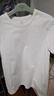 Mr.Bu布先生280g重磅T恤長(cháng)絨棉男士純棉短袖小白T純白色打底衫GT01286 【重磅T-標準版】皓月白 L (175) 曬單實(shí)拍圖