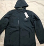 美津濃戶(hù)外風(fēng)衣男外套防風(fēng)連帽情侶上衣 藏青色【抓絨款】 XL  曬單實(shí)拍圖