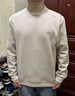 恒源祥加厚德絨長(cháng)袖衛衣男士冬季新款圓領(lǐng)t恤保暖內搭爸爸裝打底衫 燕麥色 M 165 【建議90-115斤】 曬單實(shí)拍圖