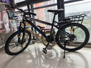 鳳凰上海鳳凰山地車(chē)自行車(chē)男士女式學(xué)生成人變速寬胎越野公路賽單車(chē) 【鋼架/全套競速軸承】條輪炫彩 24寸24速【建議身高138-168cm】 曬單實(shí)拍圖