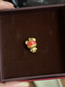 周大生黃金吊墜女足金硬金心動(dòng)小熊掛墜生日禮物送女友 1.1g 曬單實(shí)拍圖