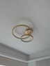 Paulmann P德國柏曼創(chuàng  )意輕奢圓環(huán)護眼吸頂燈客廳臥室書(shū)房全光譜LED套裝燈具 【雙環(huán)】推薦 15-20㎡ 香檳金 【三段調光】正白光4500K 曬單實(shí)拍圖