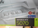 技嘉（GIGABYTE）5070顯卡 冰獵鷹 GeForce RTX 5070 Eagle OC ICE SFF 12G DLSS4 電競游戲AI智能學(xué)習電腦顯卡 曬單實(shí)拍圖