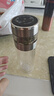 玻璃杯男士泡茶杯高硼硅玻璃材質(zhì)高檔便攜車(chē)載水杯茶水分離茶杯子 【茶水分離+智能顯溫】本色400ml 曬單實(shí)拍圖