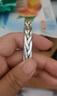 正品銀手鐲男士款含銀材質(zhì)麻花開(kāi)口生日禮物送男友飾品銀手鐲 標準 曬單實(shí)拍圖