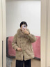 Dudant奢侈高檔品牌白鴨絨媽媽服女2025新款冬季狐貍毛領(lǐng)中老年保暖外套 卡其色 L 16590-105斤 曬單實(shí)拍圖