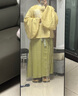 重回漢唐溶溶月豎領(lǐng)對襟襖馬面裙套裝原創(chuàng  )明制漢服女款秋冬款 淺黃色豎領(lǐng)對襟襖/預售 付款45天 S 曬單實(shí)拍圖