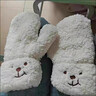 接運貓羊羔絨小熊手套冬季女掛脖可愛(ài)兒童冬天騎行保暖防寒加厚毛絨手套 【白色 可愛(ài)小熊手套】 【帶掛脖】加厚保暖 曬單實(shí)拍圖