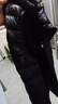 雪中飛秋冬新款男式輕薄羽絨服馬甲基礎男士短款羽絨秋馬甲 寶石黑|8086 2XL 185/104A 曬單實(shí)拍圖
