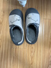 樂(lè )拖側臉熊 棉拖鞋男秋冬季防水保暖厚底棉鞋情侶居家拖鞋 灰色42-43 曬單實(shí)拍圖