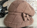 蘇木佰中年媽媽帽子女冬季老人奶奶老太太春秋洋氣漁夫帽保暖盆帽冬天 駝色 曬單實(shí)拍圖