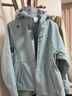 迪桑特（DESCENTE）迪桑特WOMEN’S RUNNING系列女士抽繩收腰梭織外套新品 SB-天藍色 M (165/84A) 曬單實(shí)拍圖