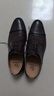 SATON 高檔皮質(zhì)頭層牛皮男士德比鞋三接頭皮鞋真皮英倫商務(wù)正裝手工低幫黑色大小碼結婚新郎皮鞋 深褐色 40 曬單實(shí)拍圖