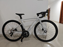 喜德盛公路自行車(chē)2025款AD300油碟UCI車(chē)架2x10速中空一體牙盤(pán)桶軸破風(fēng)車(chē) 奶油黃/白 480mm（適合身高165-175cm） 曬單實(shí)拍圖
