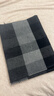 雅戈爾（YOUNGOR）圍巾男士圍巾羊毛混紡面料冬季保暖休閑圍脖經(jīng)典格子花型2025新品 深灰VWWJ729971CQQ 均碼 曬單實(shí)拍圖
