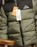 雪中飛【雙面穿】?jì)和鸾q服冬季輕薄男女童面包服羽絨服橄欖灰綠130cm 曬單實(shí)拍圖