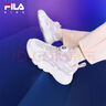 FILA斐樂(lè )兒童跑步鞋2025年秋季男女童小童旋鈕扣運動(dòng)鞋子火星 曬單實(shí)拍圖