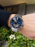 瑞士正品百達翡麗手表男士自動(dòng)機械表防水夜光商務(wù)多功能通用男表 鋼帶間藍男 (順豐包郵） 42mm 曬單實(shí)拍圖