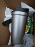 京東京造 鈦健康咖啡杯【內外純鈦】保溫便攜隨行高檔送禮水杯 灰520ml 曬單實(shí)拍圖
