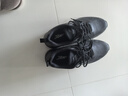 特步運動(dòng)鞋男鞋跑鞋冬季皮面防水輕便減震健身休閑慢跑步鞋子男黑色 曬單實(shí)拍圖