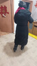 雪中飛羽絨服女超長(cháng)款過(guò)膝加厚保暖冬裝時(shí)尚顯瘦御寒老中年外套2025新款 黑色 XL (170) （115-125斤） 曬單實(shí)拍圖